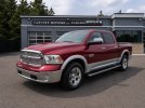 2015 Ram 1500 4x4 Laramie in Deep Cherry Red and Silver (Scarlet and Gray)